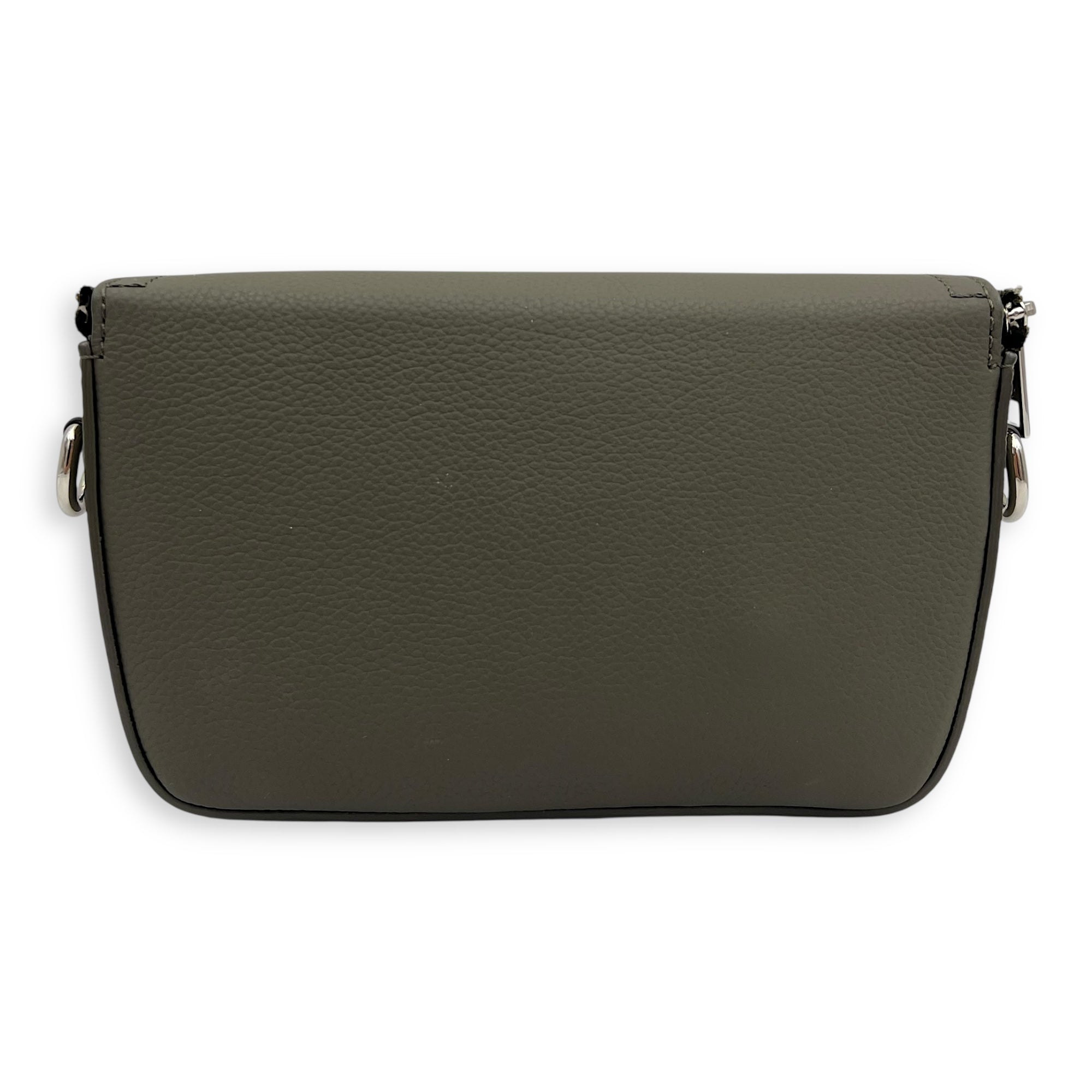 Louis Vuitton Pilot Wearable Wallet Belt Bag Green in Taurillon Leather, Silver hardware_2