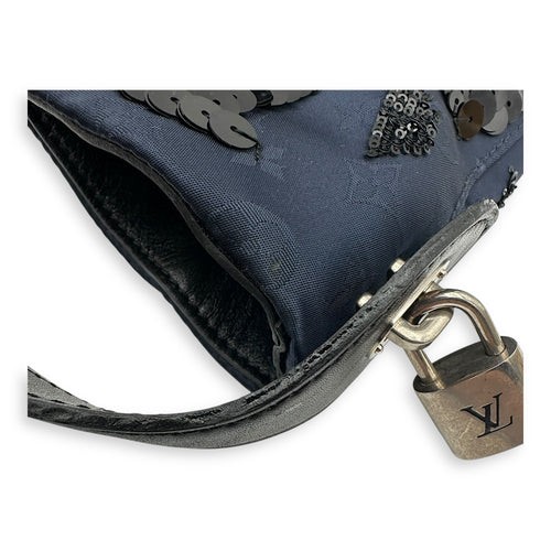 Louis Vuitton Spotlight Shoulder Bag Blue in Canvas, Silver hardware_3