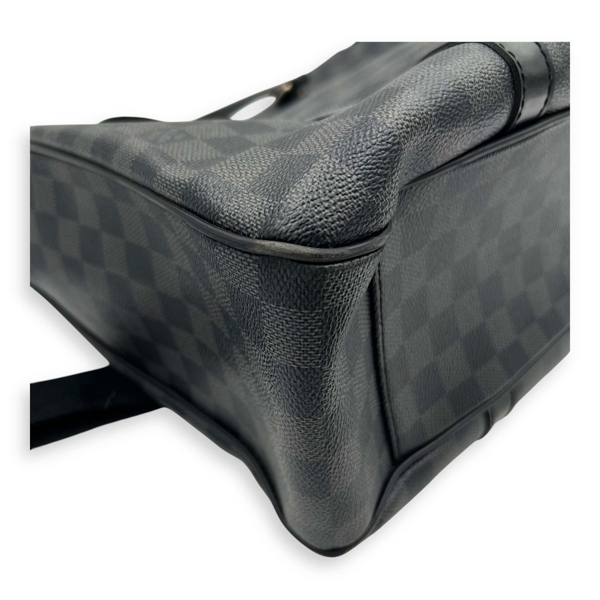 Louis Vuitton Tadao Silver Tote Bag in Coated Canvas, Silver hardware_7