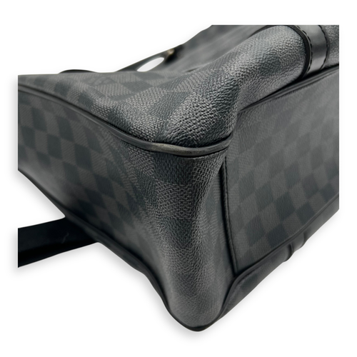 Louis Vuitton Tadao Silver Tote Bag in Coated Canvas, Silver hardware_7