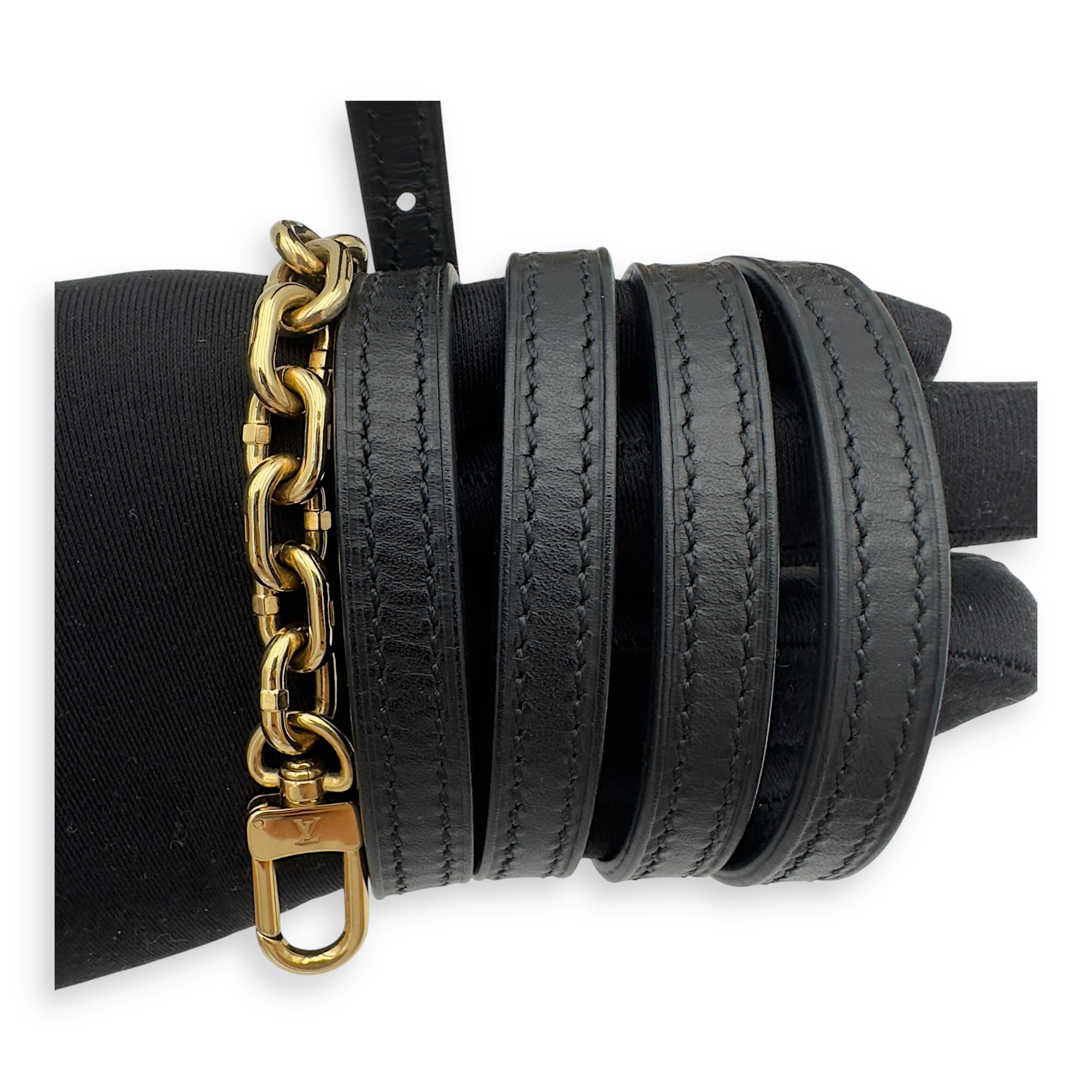 Louis Vuitton Trunk Clutch 2 Way Brown Crossbody Bag in Coated Canvas, Gold hardware_23