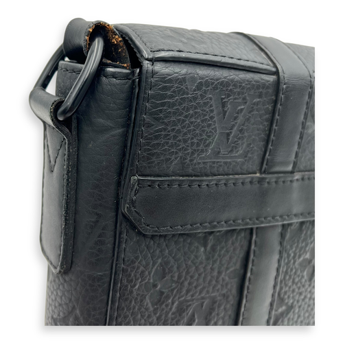 Louis Vuitton Trunk Crossbody Bag Black in Monogram Empreinte Leather, Lacquered Metal hardware_12