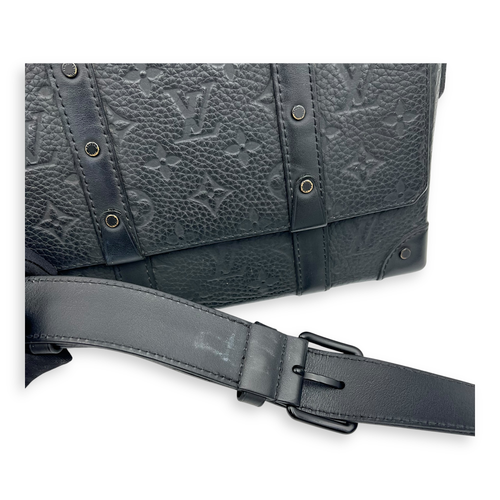 Louis Vuitton Trunk Crossbody Bag Black in Monogram Empreinte Leather, Lacquered Metal hardware_18