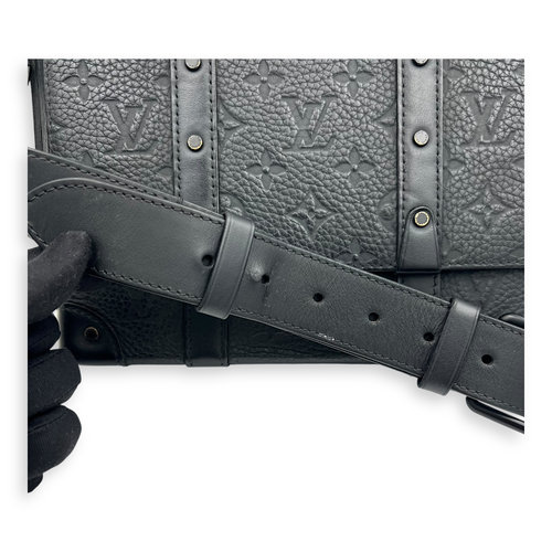 Louis Vuitton Trunk Crossbody Bag Black in Monogram Empreinte Leather, Lacquered Metal hardware_19