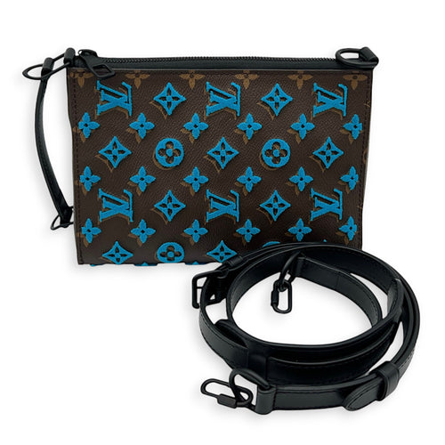 Louis Vuitton  Tuffetage Triangle Messenger bag in Monogram coated canvas, Lacquered Metal Hardware_1