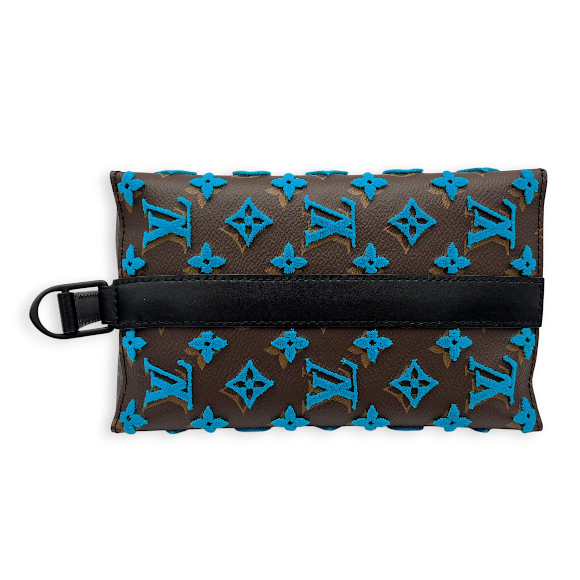 Louis Vuitton  Tuffetage Triangle Messenger bag in Monogram coated canvas, Lacquered Metal Hardware_5
