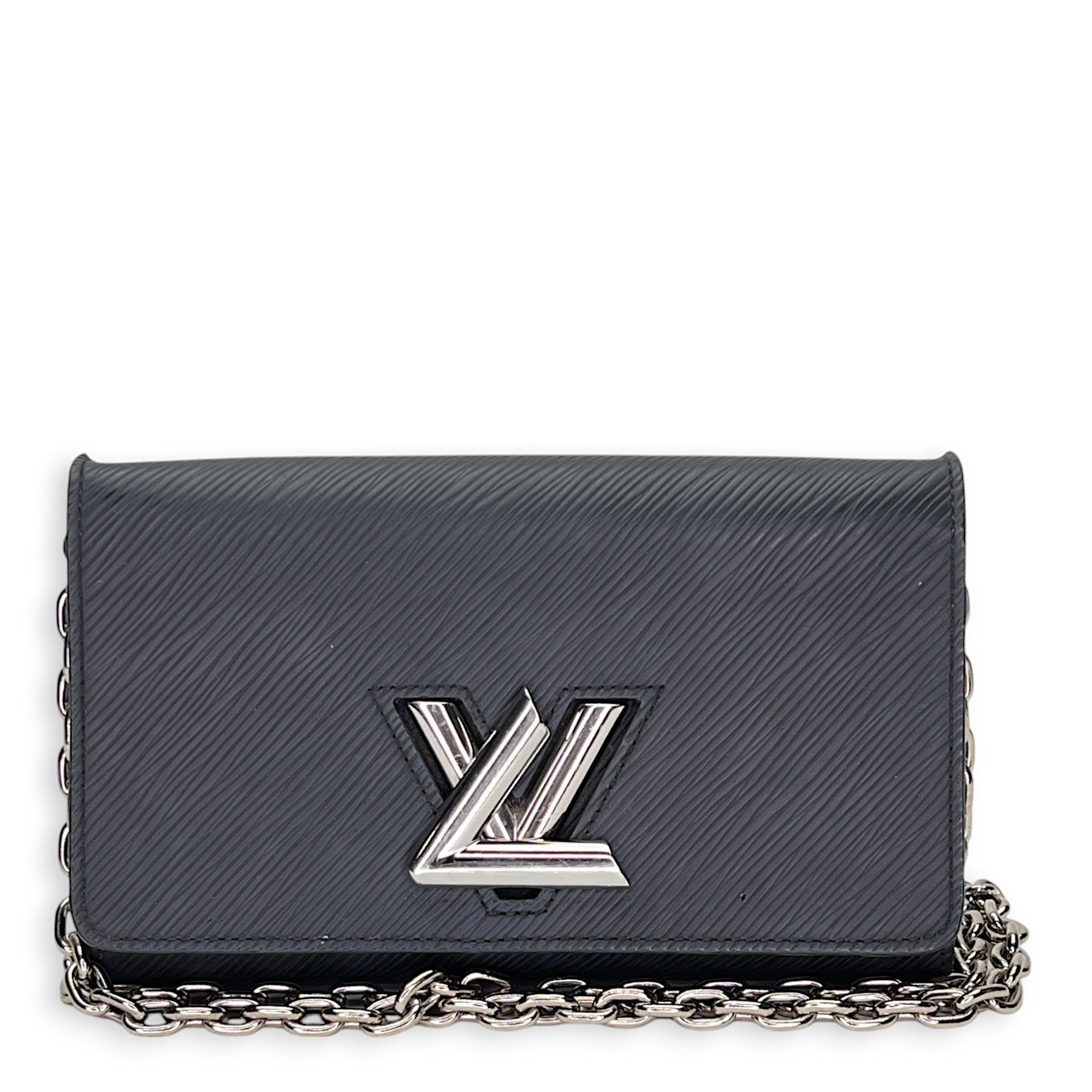 Louis Vuitton  Twist Wallet on chain in Epi leather, Silver Hardware_1