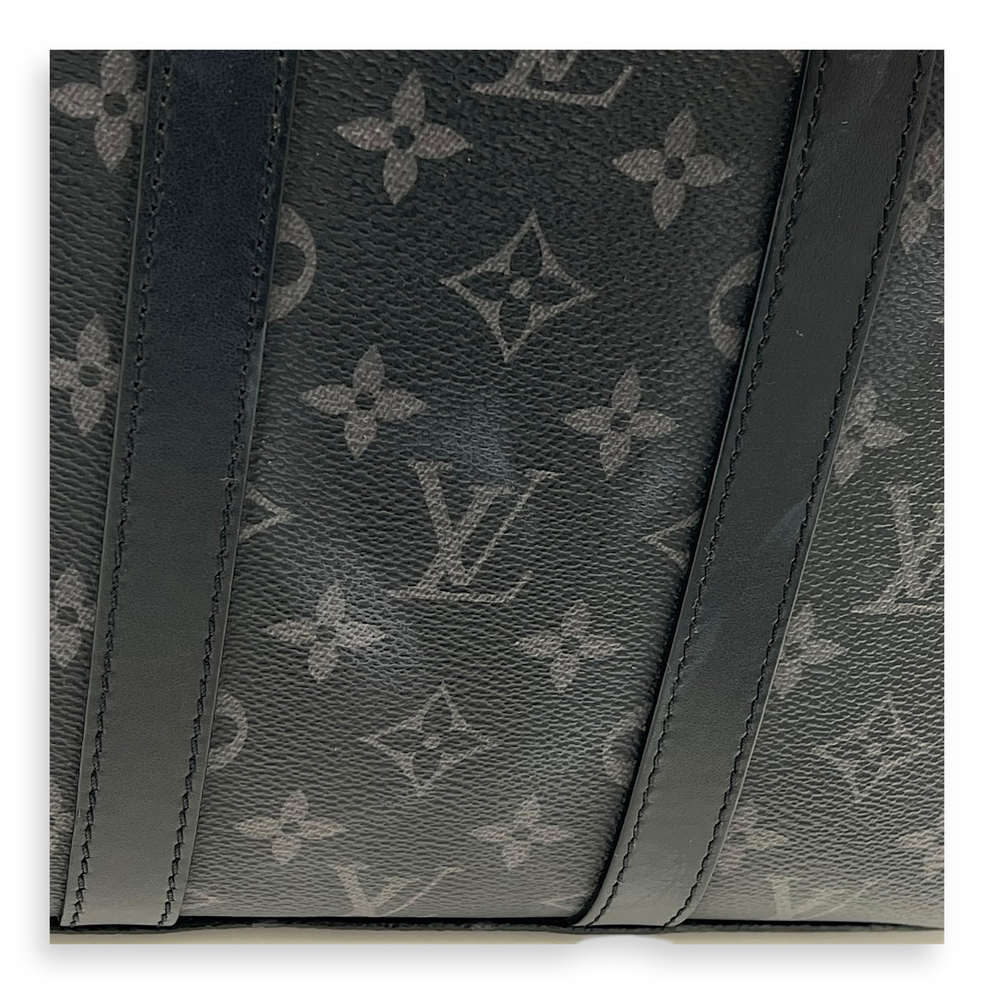 Sac Plat Eclipse Top Handle Bag in Coated Canvas, Silver hardware
