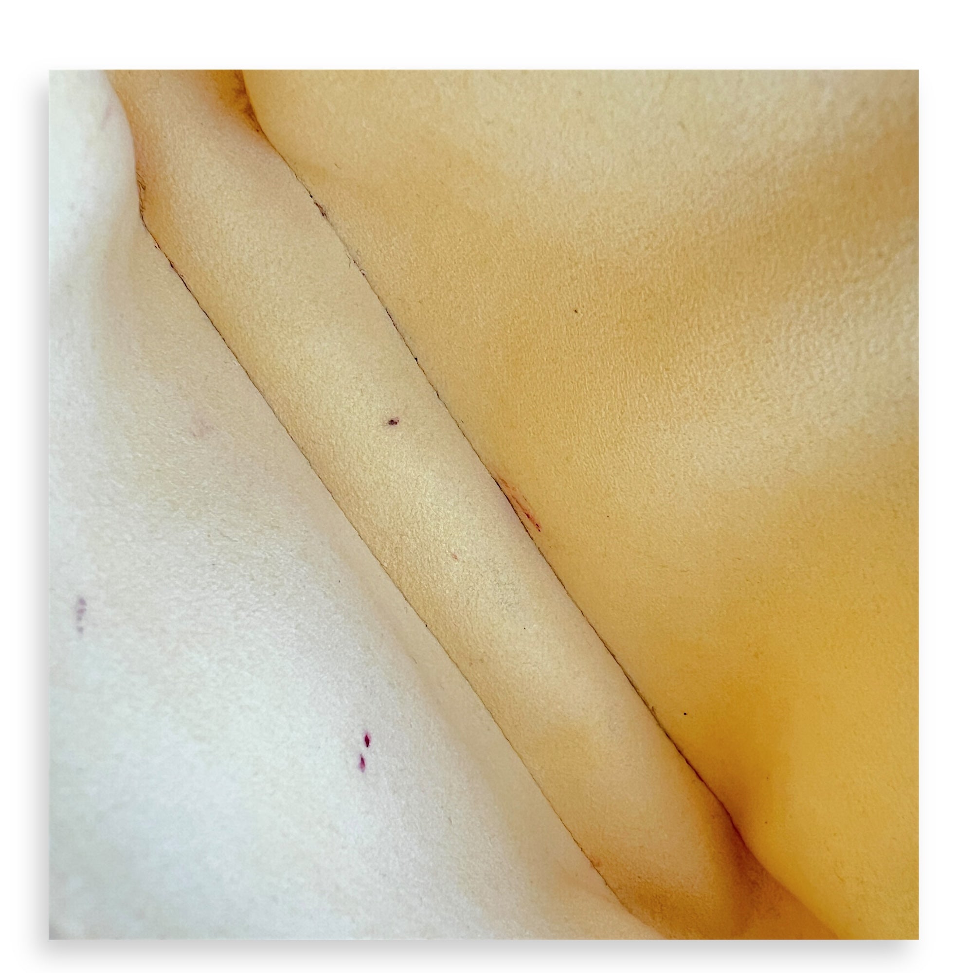 Pochette Pouch Yellow in Empreinte Leather, Gold hardware