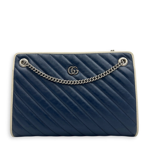 GG Marmont Tote Bag 4520819 in Calfskin, Silver hardware