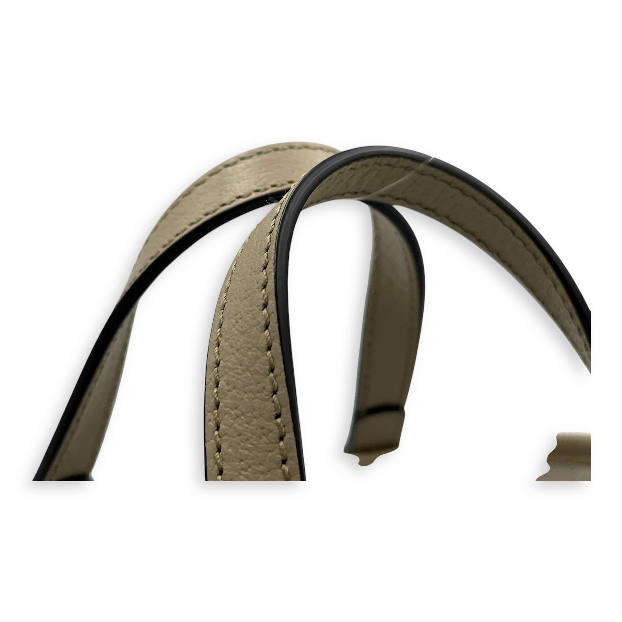 Ophidia White Tote Bag in Coated Canvas, Gold hardware