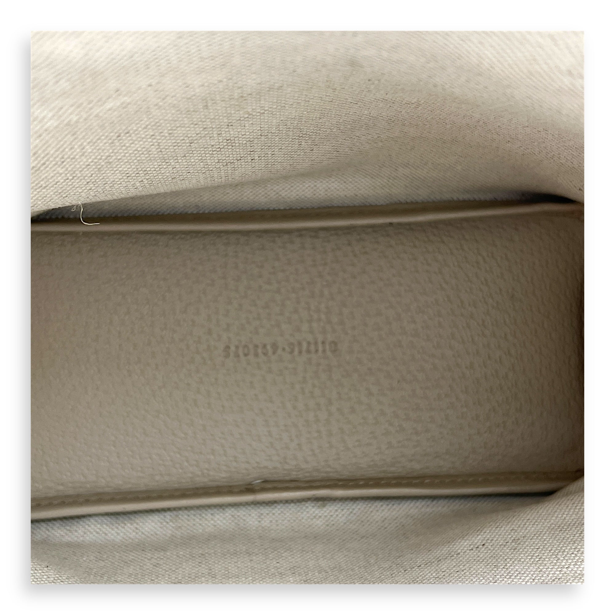 Ophidia White Tote Bag in Coated Canvas, Gold hardware