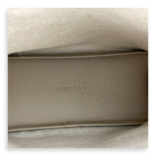 Ophidia White Tote Bag in Coated Canvas, Gold hardware