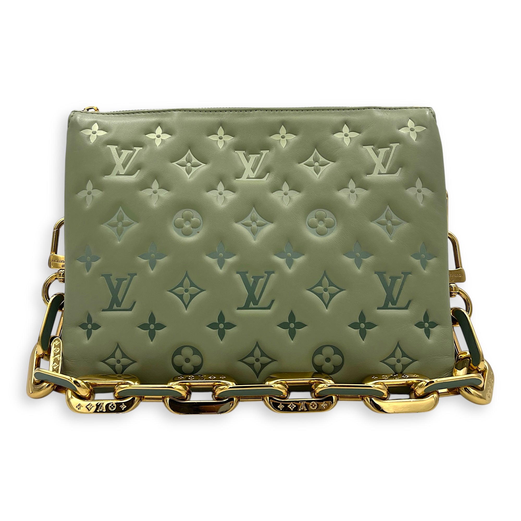 Coussin Shoulder Bag 10280745 in Lambskin, Gold hardware