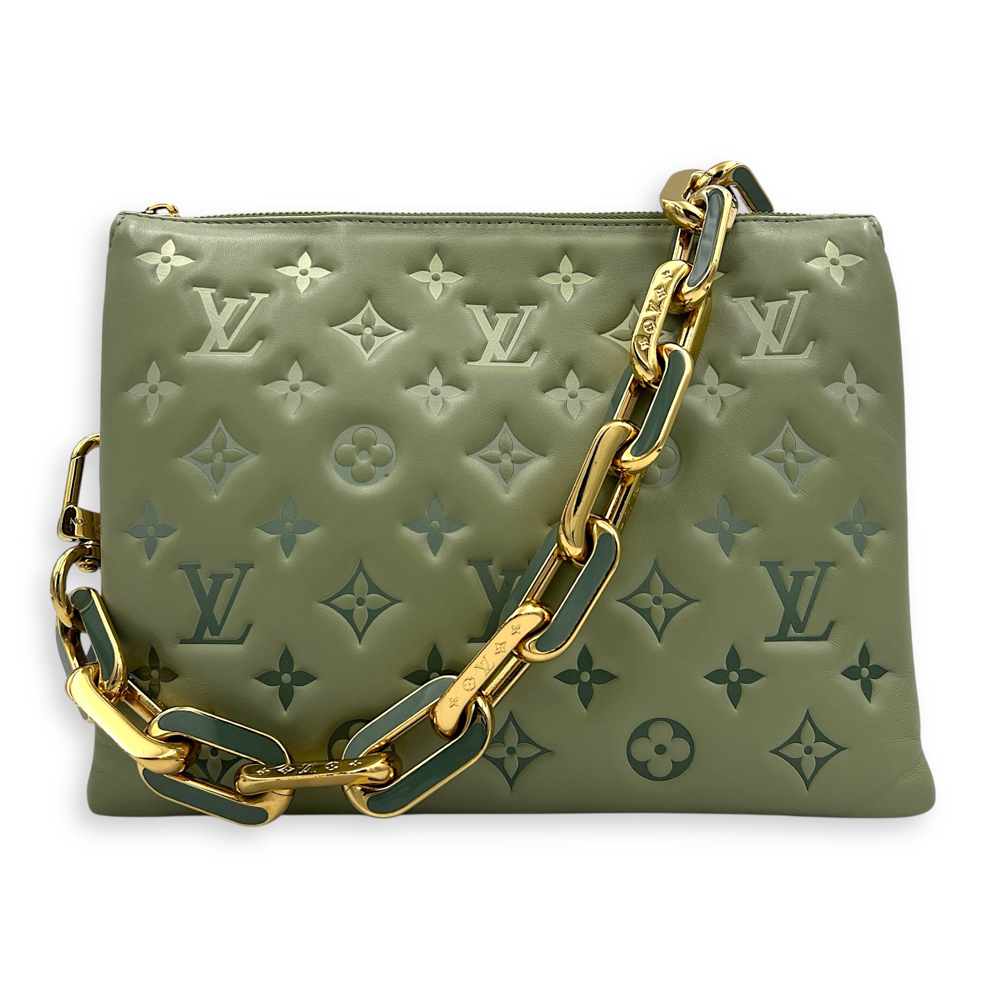 Coussin Shoulder Bag 10280745 in Lambskin, Gold hardware