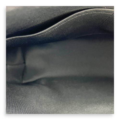 Blanche Blue Shoulder Bag in Empreinte Leather, Gold hardware