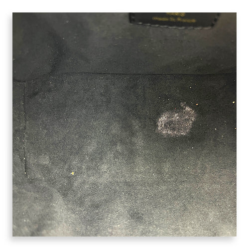 Petite Malle Souple Brown Top Handle Bag in Monogram Coated Canvas, Gold hardware