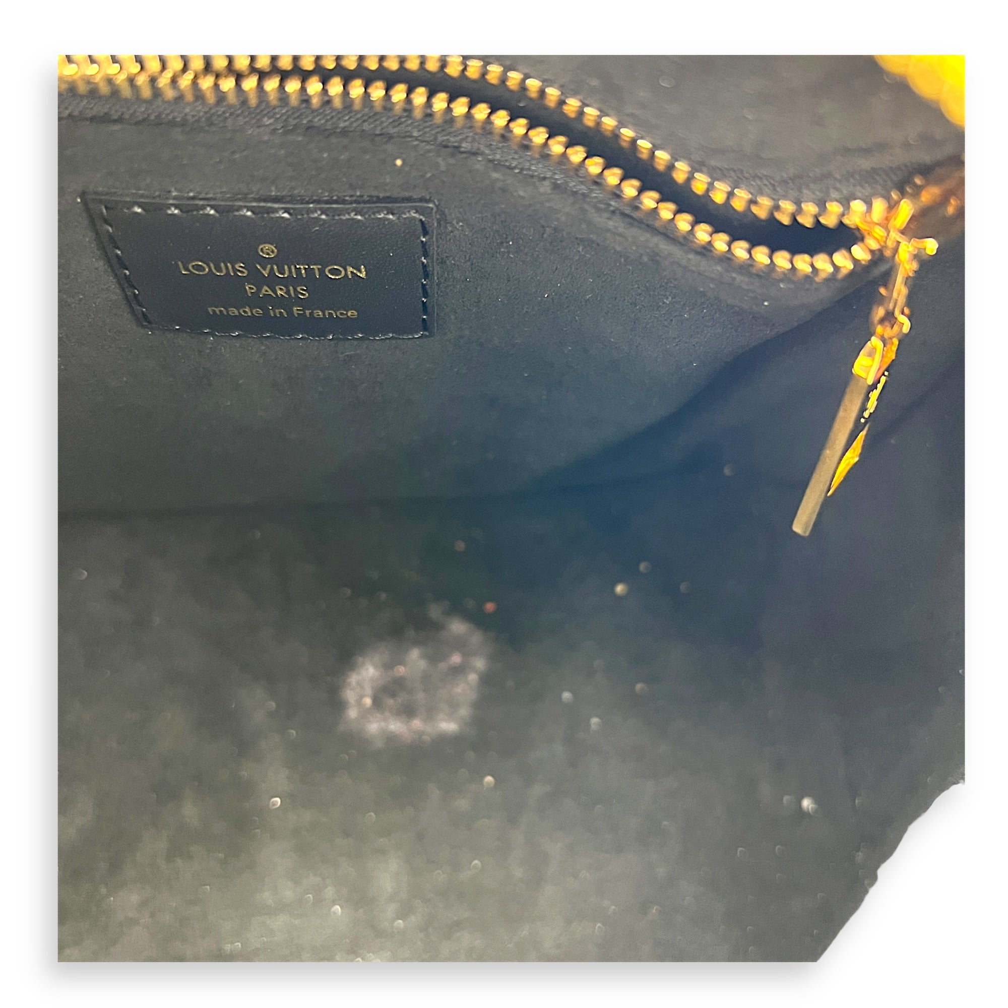 Petite Malle Souple Brown Top Handle Bag in Monogram Coated Canvas, Gold hardware