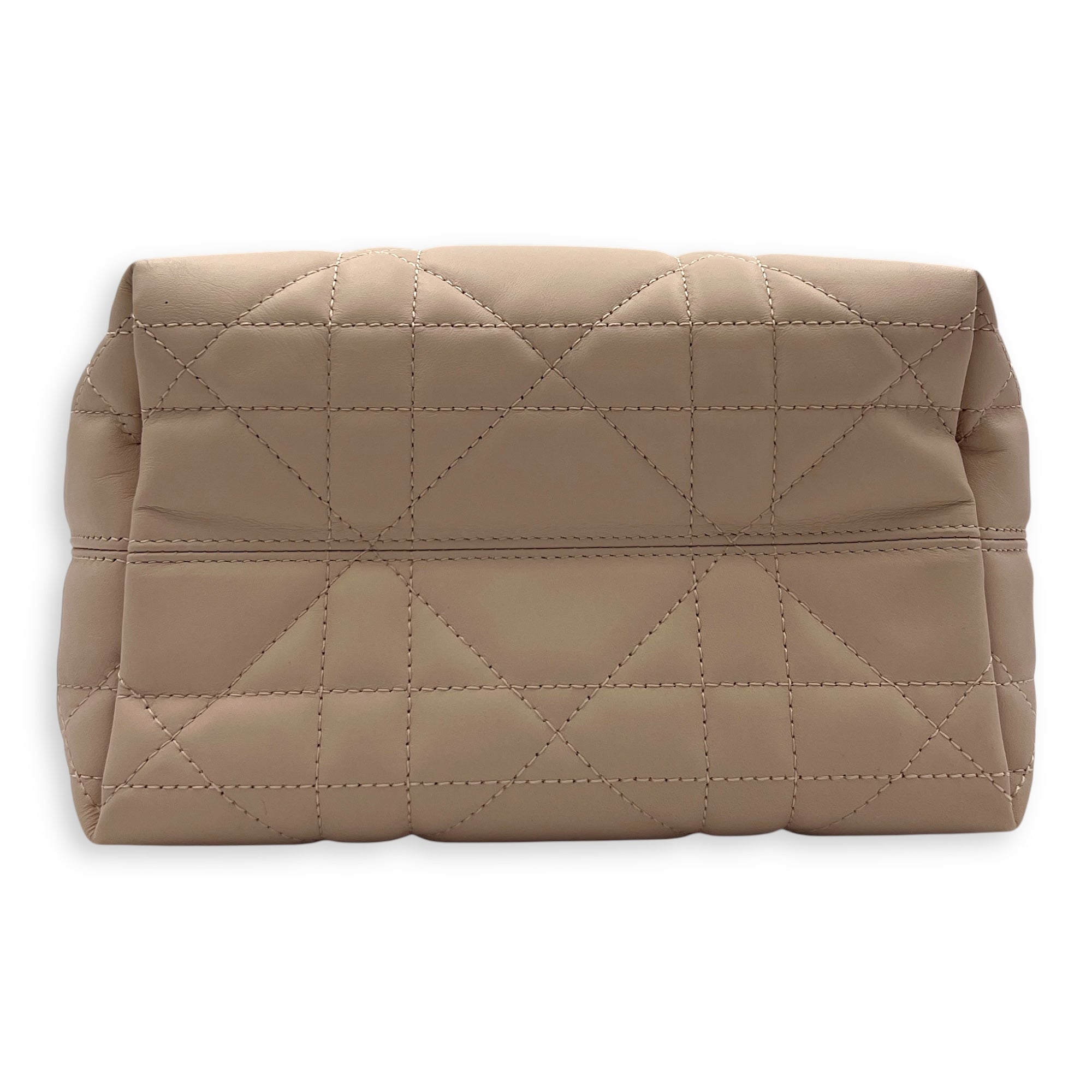Toujours Vertical Nano Pink Top Handle Bag in Lambskin, Gold hardware