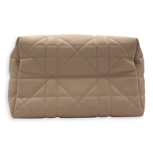 Toujours Vertical Nano Pink Top Handle Bag in Lambskin, Gold hardware