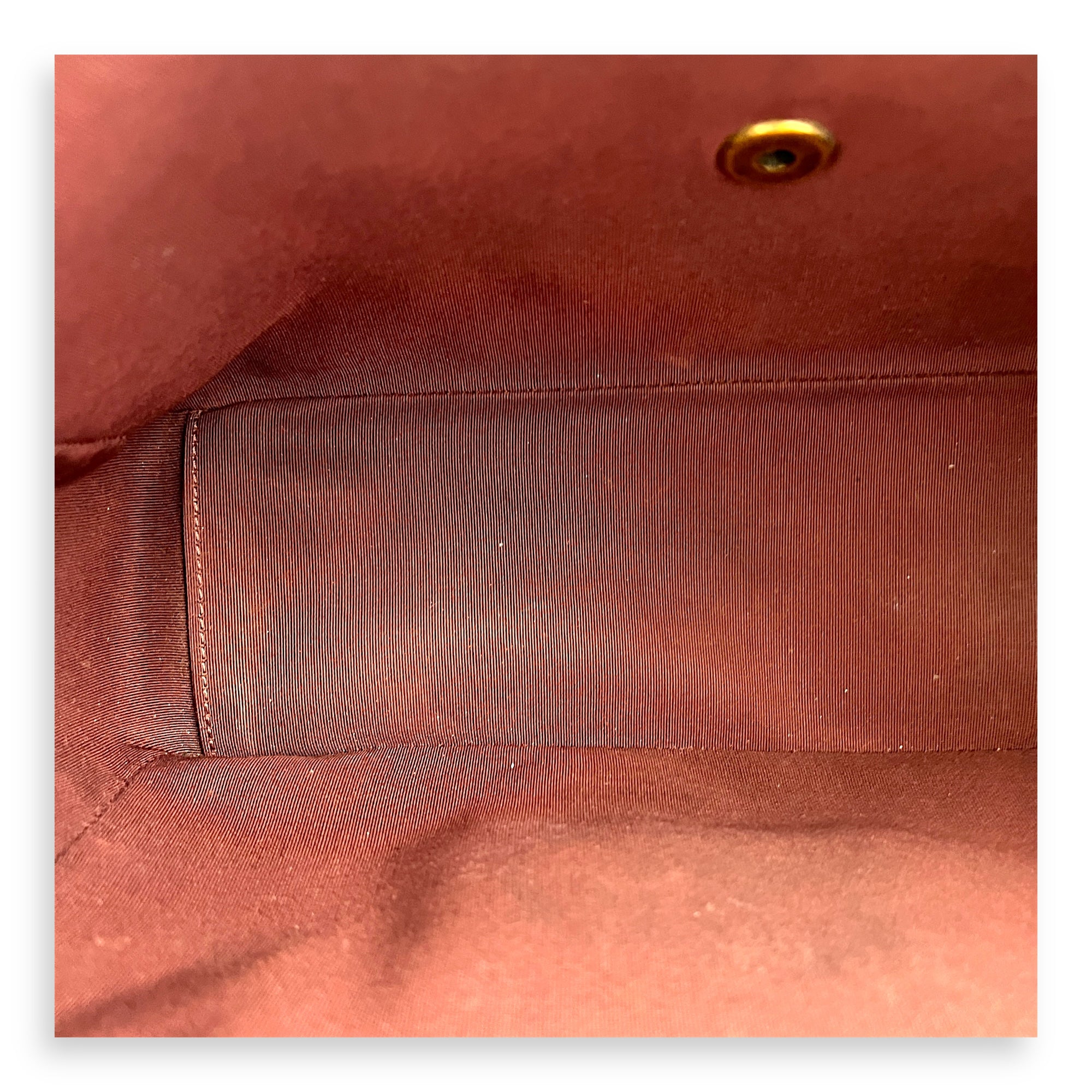 CC Top Handle Bag Red in Calfskin, Gold hardware