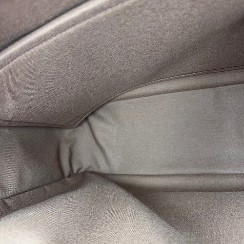 ICare Top Handle Bag Brown in Monogram Coated Canvas, Gold hardware