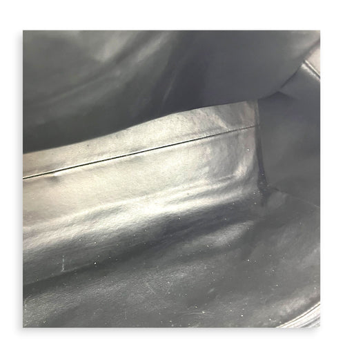 CC Bowling White (recoloured) Top Handle Bag in Calfskin, Gold hardware