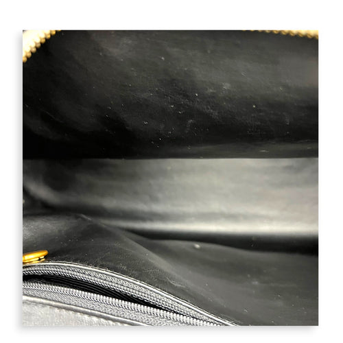 CC Bowling Top Handle Bag Black in Calfskin, Gold hardware