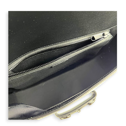 Horsebit 1955 Large Black Shoulder Bag in Calfskin, Black hardware