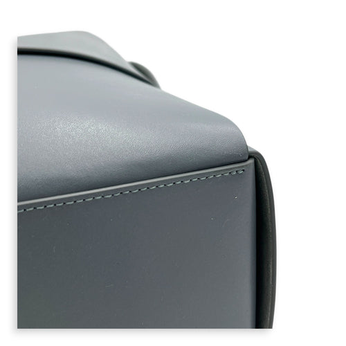 Arco Top Handle Bag Grey in Lambskin, Silver hardware