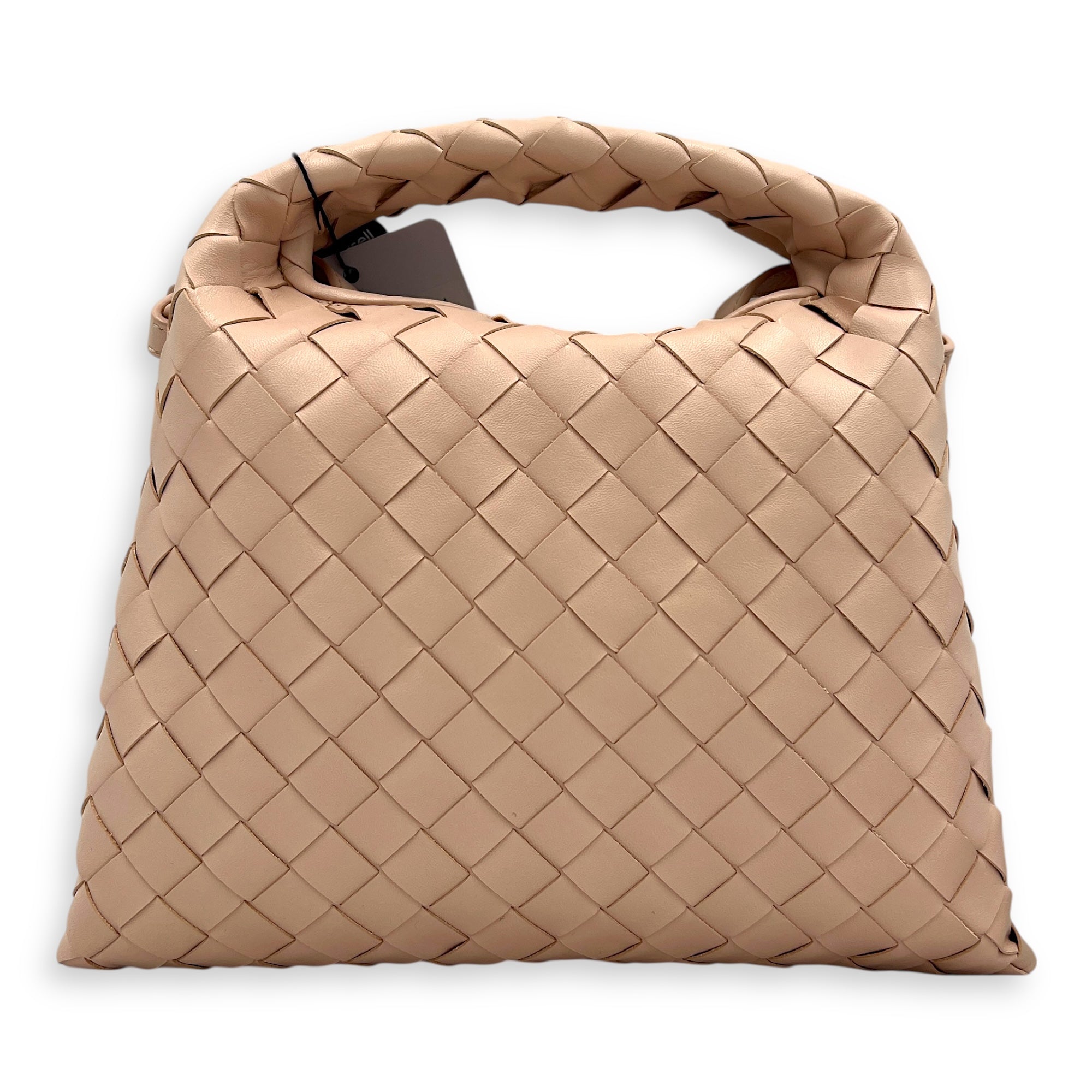 Hop Top Handle Bag Pink in Calfskin, Gold hardware