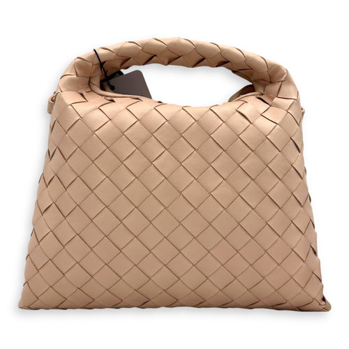 Hop Top Handle Bag Pink in Calfskin, Gold hardware