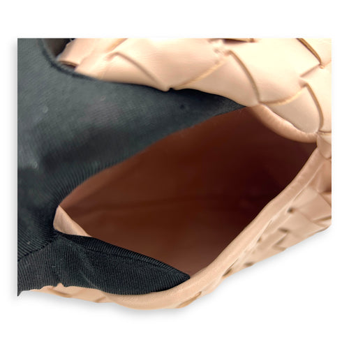 Hop Top Handle Bag Pink in Calfskin, Gold hardware