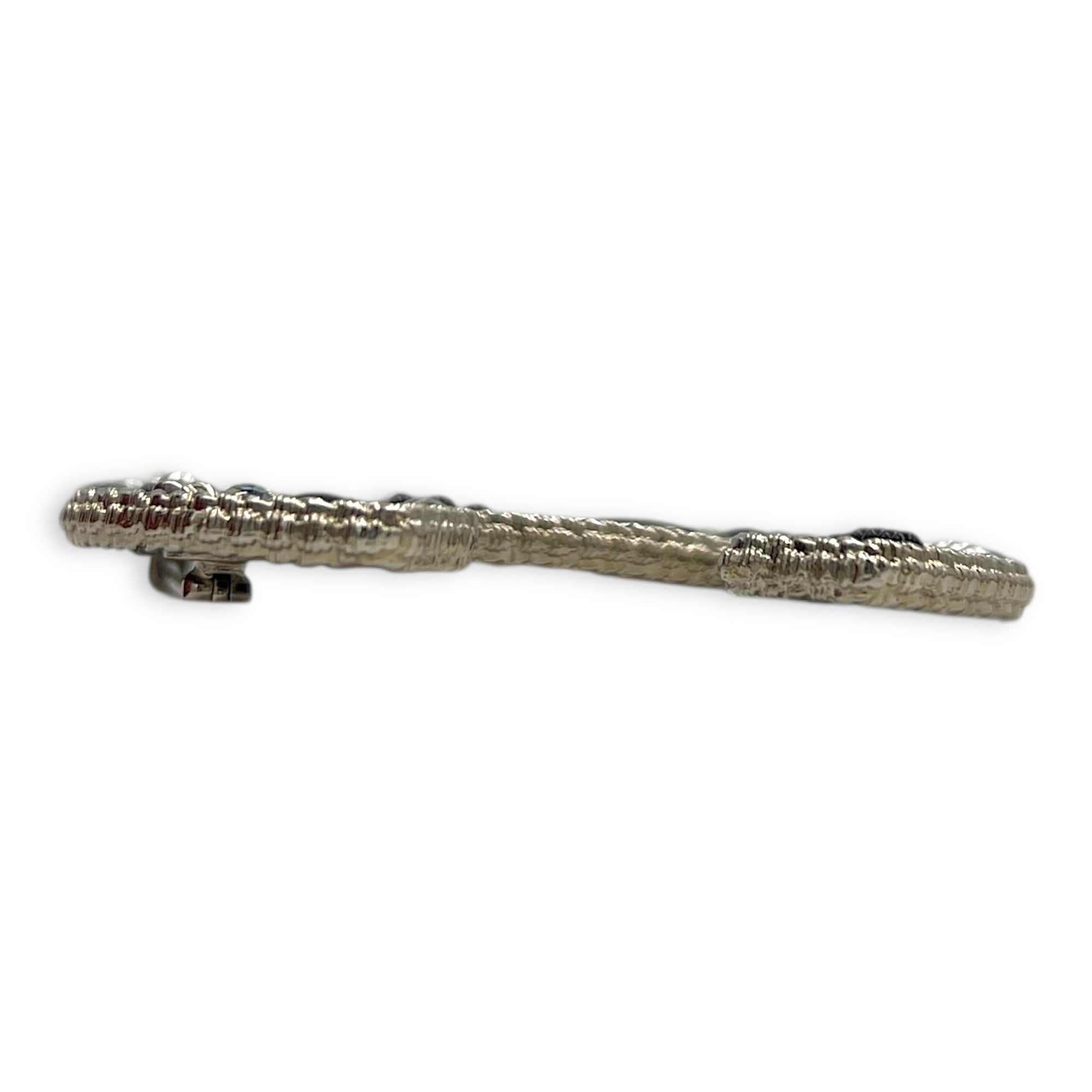 CC Brooch Silver in Metal