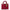 Lady Dior Small Red Top Handle Bag in Lambskin, Gold hardware
