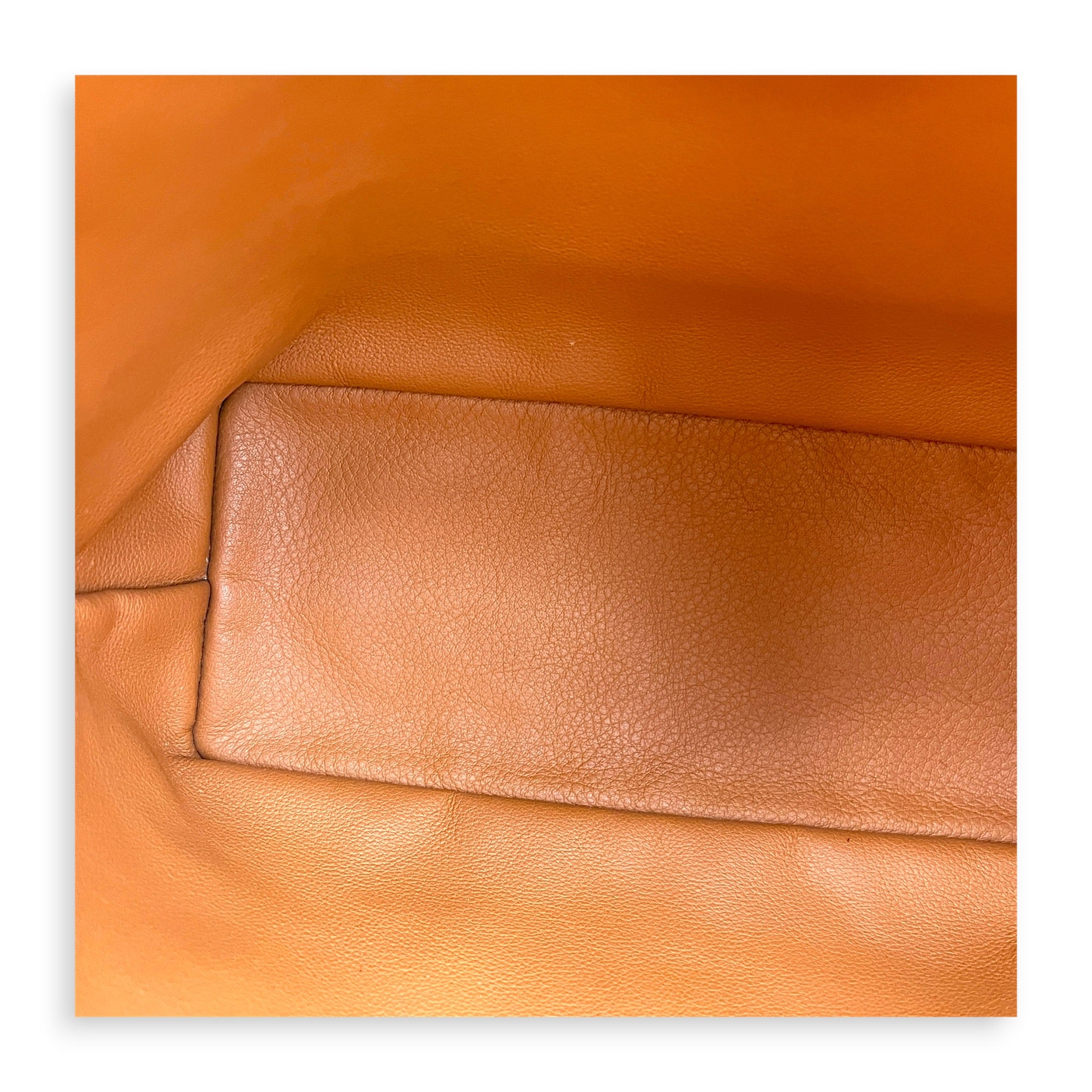 Anjou Mini Black/Tan Tote Bag in Coated Canvas, Silver hardware