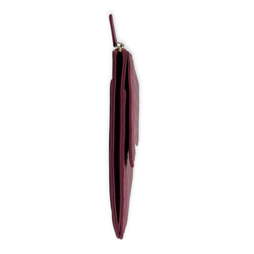 23K CC Pink Pouch in Caviar Leather, Gold hardware