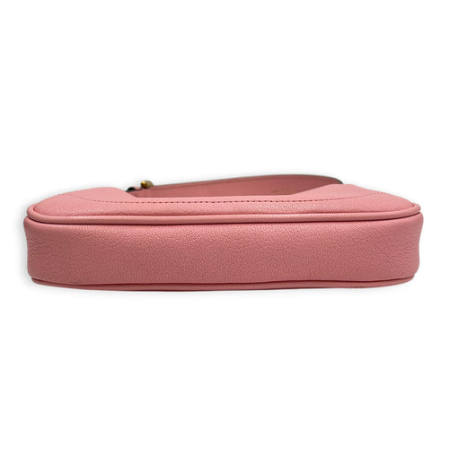 Aphrodite Mini Pink Shoulder Bag in Calfskin, Gold hardware