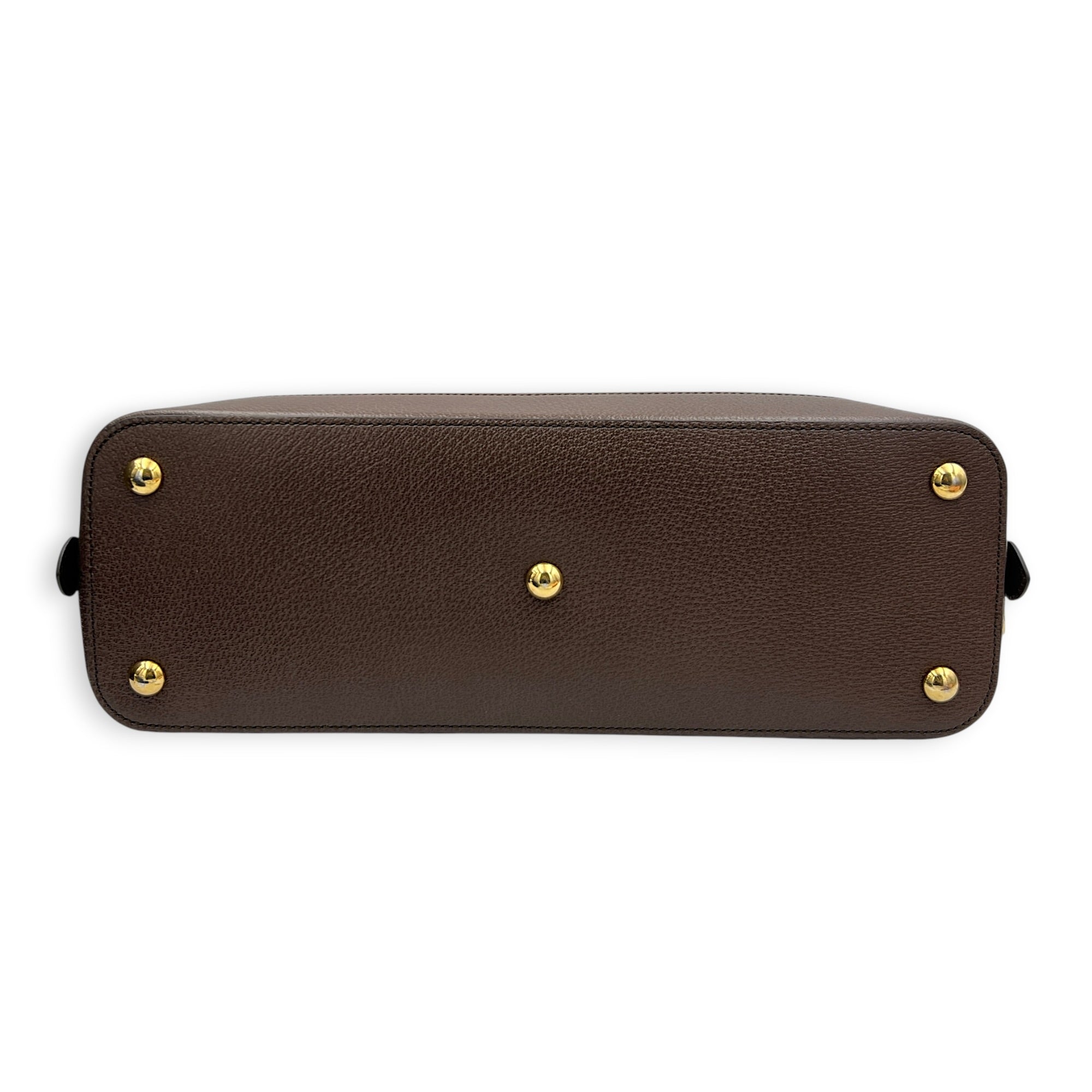Horsebit 1955 Multi-colour Top Handle Bag in Canvas, Gold hardware