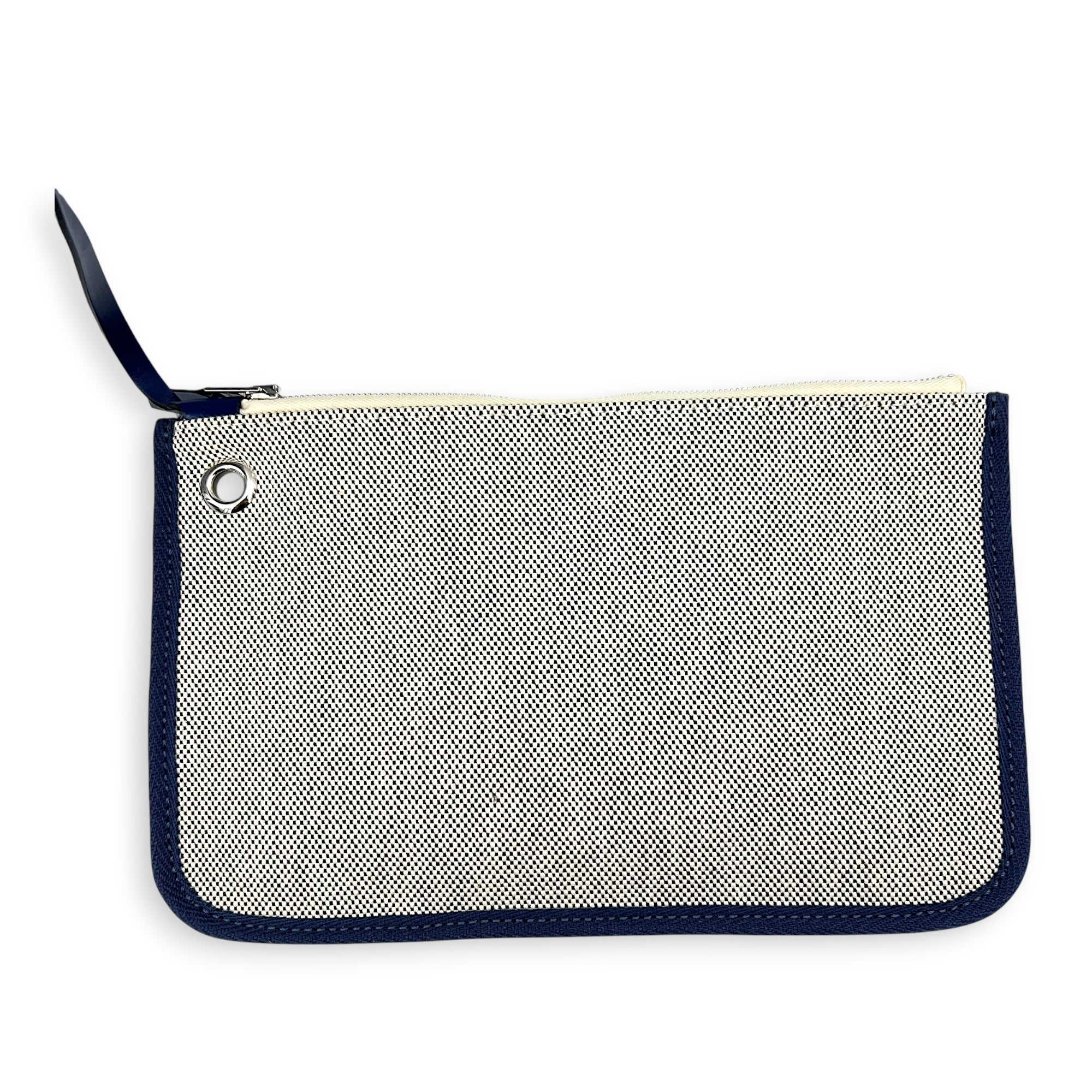 Herbag 31 Brides de Gala Top Handle Bag in Canvas, Palladium hardware