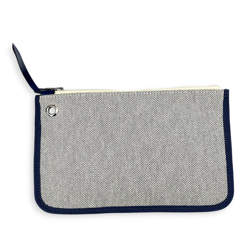 Herbag 31 Brides de Gala Top Handle Bag in Canvas, Palladium hardware