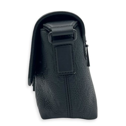 S-Cape Messenger Black in Taurillon Leather, Monochrome hardware
