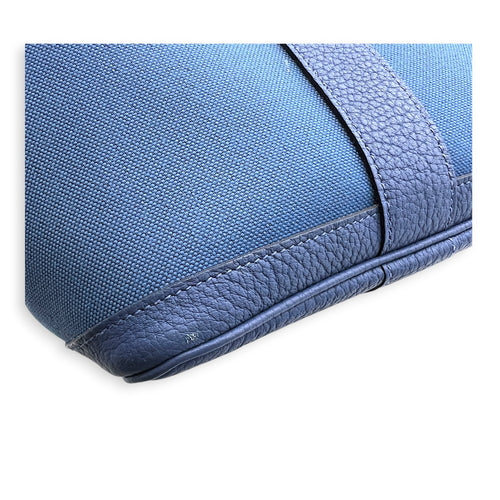 Garden Party 36 Blue Brighton Top Handle Bag in Canvas, Palladium hardware