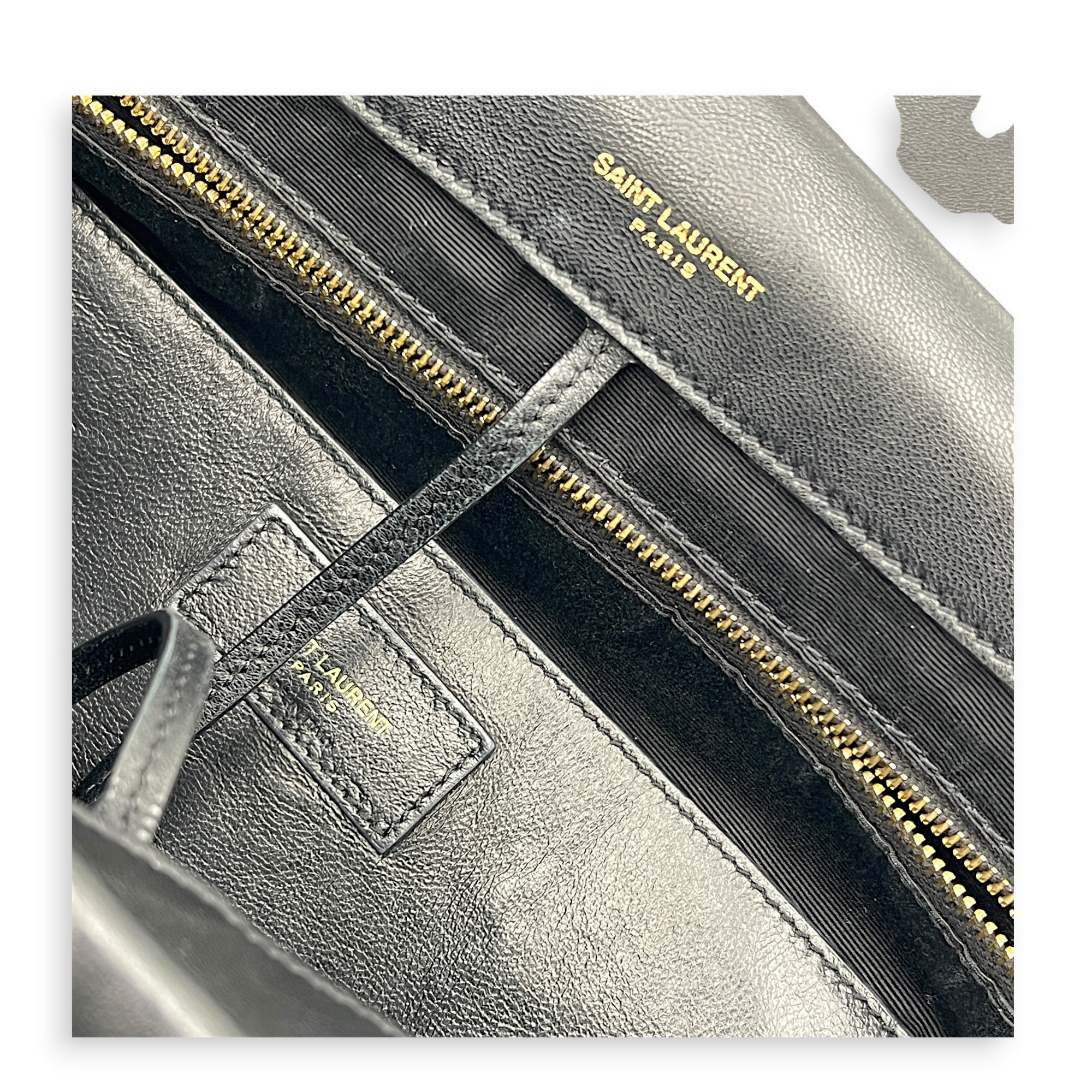 Jamie 4.3 Black Shoulder Bag in Lambskin, Gold hardware