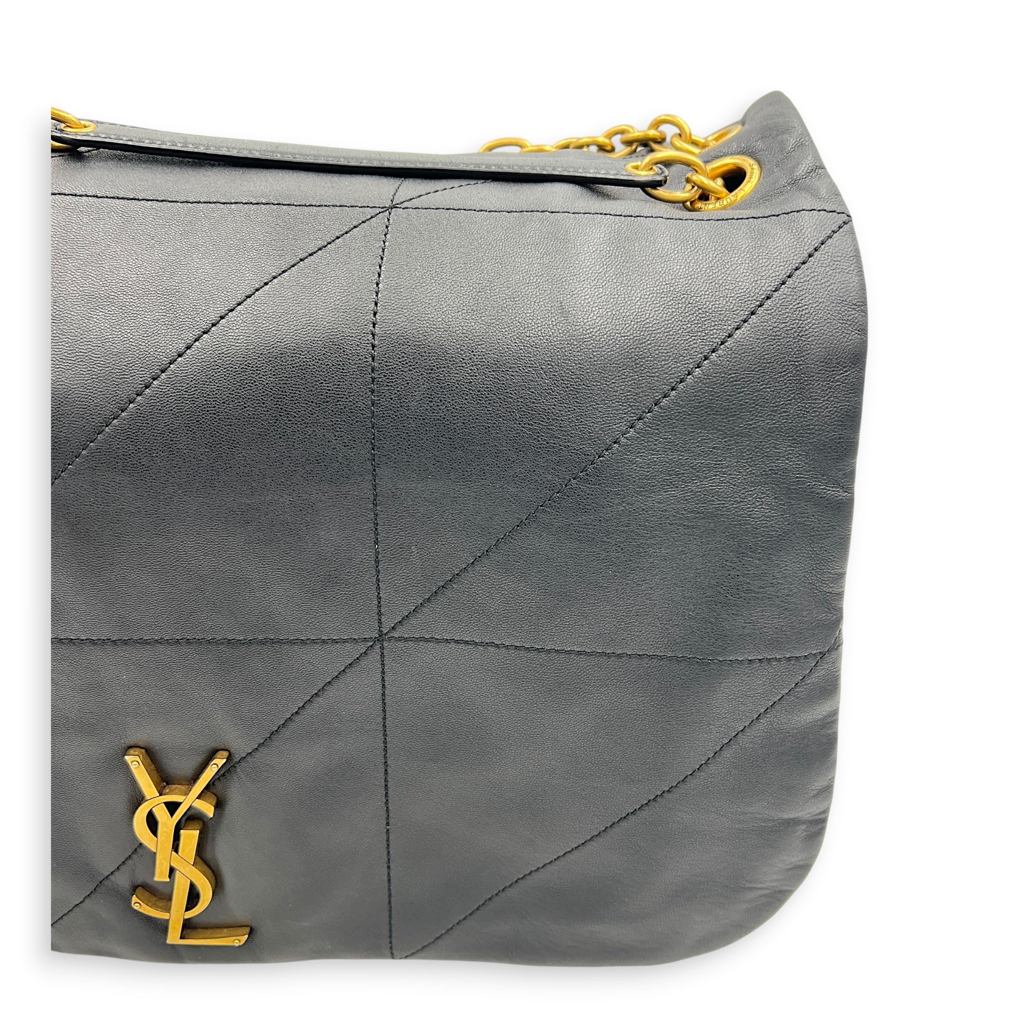 Jamie 4.3 Black Shoulder Bag in Lambskin, Gold hardware
