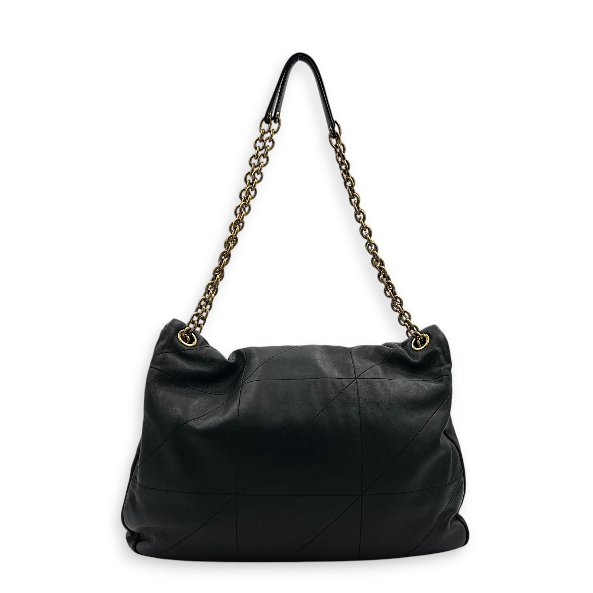 Jamie 4.3 Black Shoulder Bag in Lambskin, Gold hardware