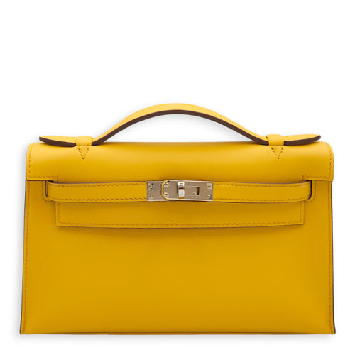 Kelly Pochette Sun in Swift, Palladium hardware