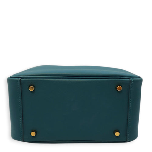 Lindy Mini Vert Bosphore in Swift Gold hardware