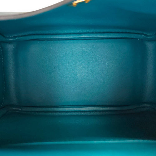 Lindy Mini Vert Bosphore in Swift Gold hardware