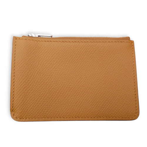 Constance Slim Sesame Wallet in Epsom, Palladium hardware